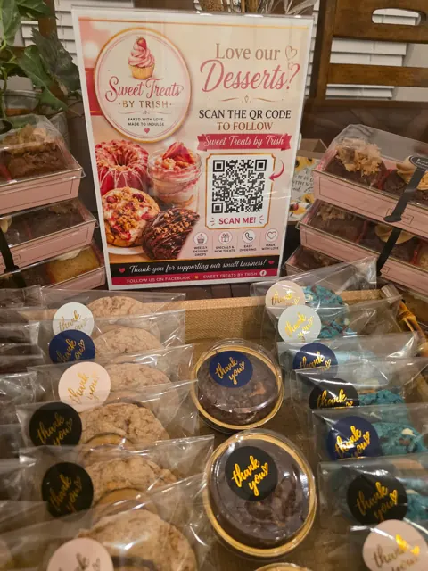 The Sweet Treats by Trish display